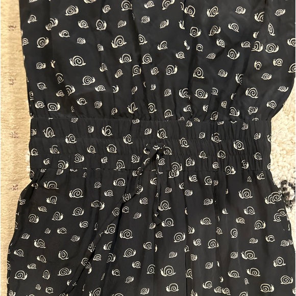 Band of Outsiders Snail Print Silk Jumpsuit - Picture 6 of 10